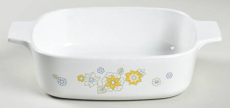 Floral Bouquet (Corelle) 1 Quart Square Casserole No Lid
