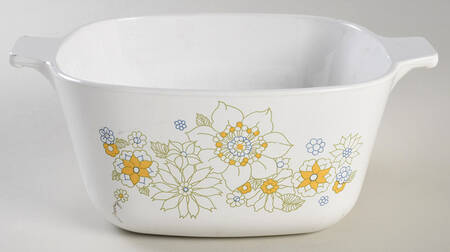 Floral Bouquet (Corelle) 1.75 Quart Square Casserole No Lid