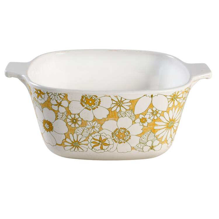 Floral Bouquet (Corelle) 1.75 Square Casserole No Lid