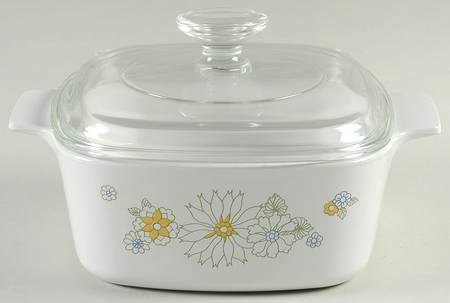 Floral Bouquet (Corelle) 1.5 Quart Square Casserole with Lid