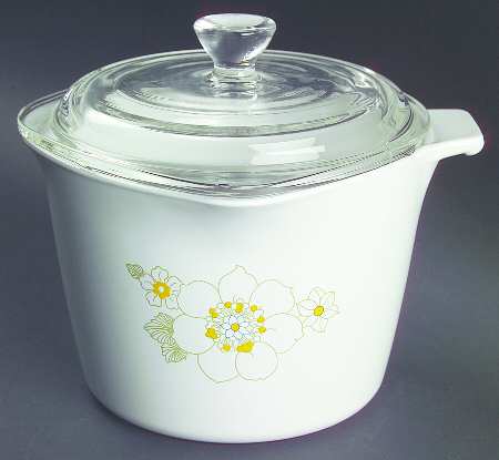 Floral Bouquet (Corelle) 1 Qt Sauce Maker & Glass Lid
