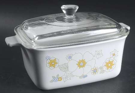 Floral Bouquet (Corelle) 1.5 Quart Rectangular Casserole with Lid