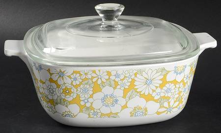 Floral Bouquet (Corelle) 1.5 Quart Square Casserole with Lid