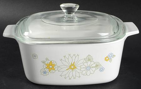 Floral Bouquet (Corelle) 1.5 Quart Square Casserole with Lid