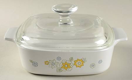 Floral Bouquet (Corelle) 1 Quart Square Casserole with Lid