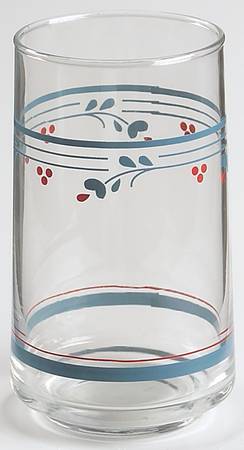 Country Violets 10 Oz Glassware Tumbler