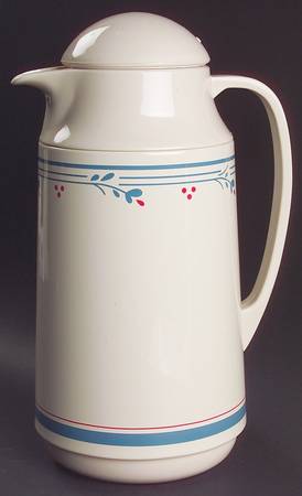 Country Violets Plastic Thermos/Carafe & Lid