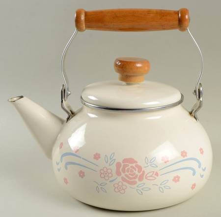 English Breakfast (Corelle) Metal Kettle & Lid