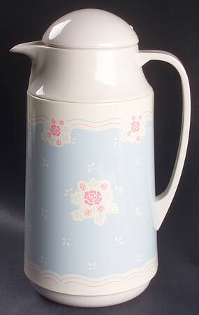 English Breakfast (Corelle) Plastic Thermos/Carafe & Lid