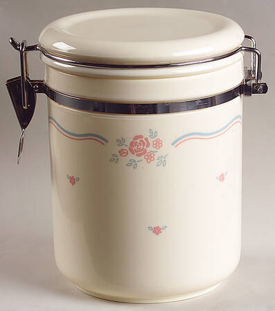 English Breakfast (Corelle) Medium Acrylic Storage Jar & Lid