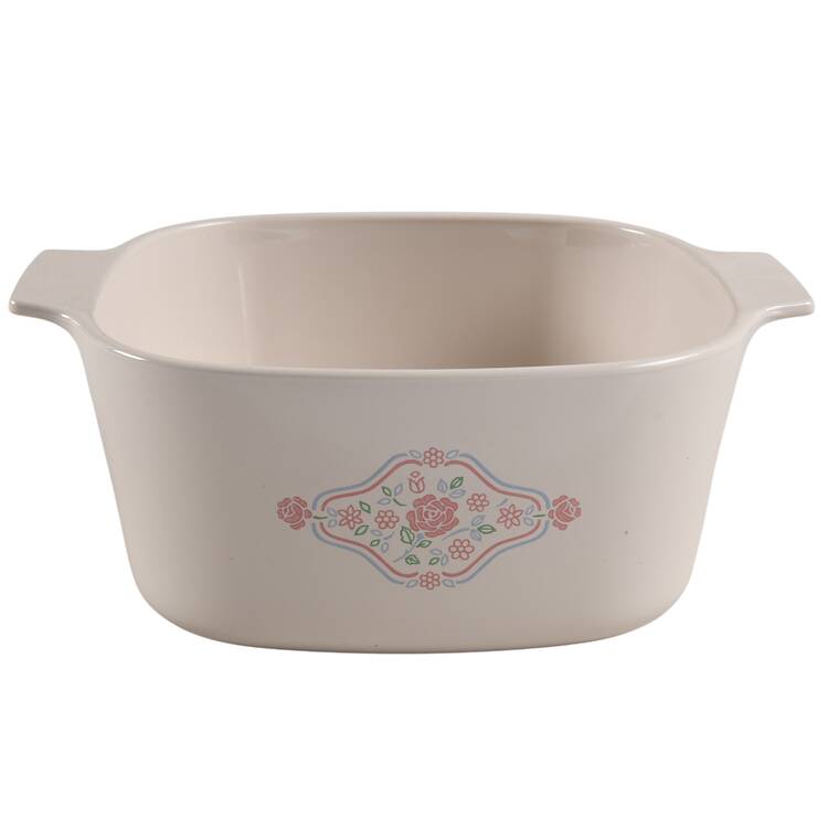 English Breakfast (Corelle) 3 Quart Square Casserole No Lid