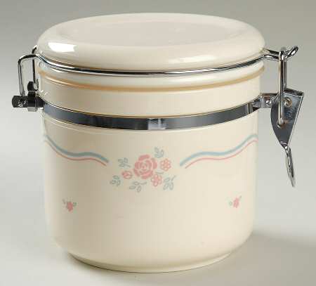 English Breakfast (Corelle) Small Acrylic Storage Jar & Lid