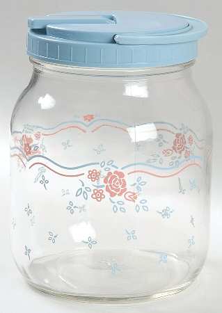 English Breakfast (Corelle) Glassware Sun Tea Jar & Plastic Lid