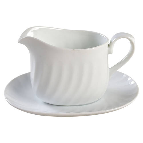 Enhancements Gravy Boat & Underplate