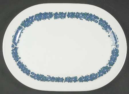Evening Song 12" Oval Serving Platter