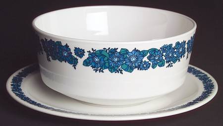 Evening Song Gravy Boat & Underplate (Uses the Soup Bowl)