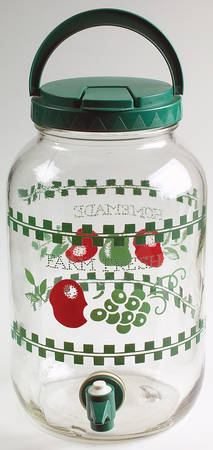 Farm Fresh Glassware Sun Tea Jar & Plastic Lid