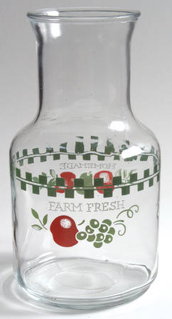 Farm Fresh Glassware Carafe