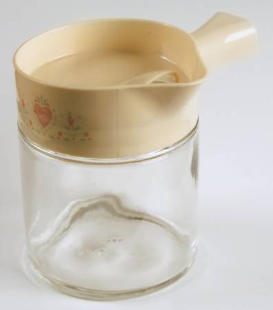 Forever Yours (Corelle) Creamer Glassware & Plastic Lid