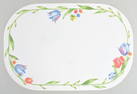 Fresh Cut (Green Trim, Corelle) Reversible Vinyl Placemat