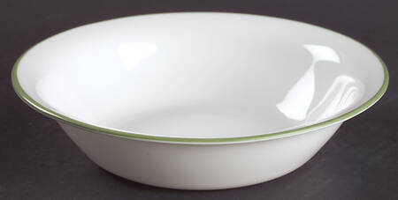 Fresh Cut (Green Trim, Corelle) Coupe Soup Bowl