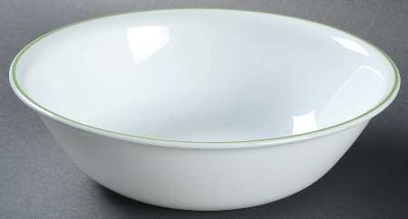 Fresh Cut (Green Trim, Corelle) 8" Round Vegetable Bowl