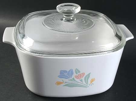 Friendship (Corelle) 3 Quart Square Casserole with Lid