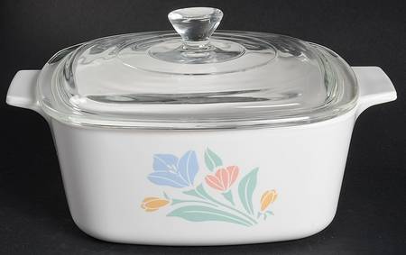 Friendship (Corelle) 1.5 Quart Square Casserole with Lid