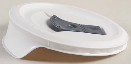 French White Vented Plastic Lid for Mug
