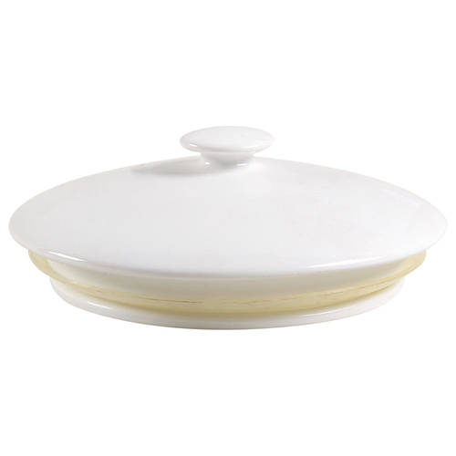 French White Lid for Medium Canister