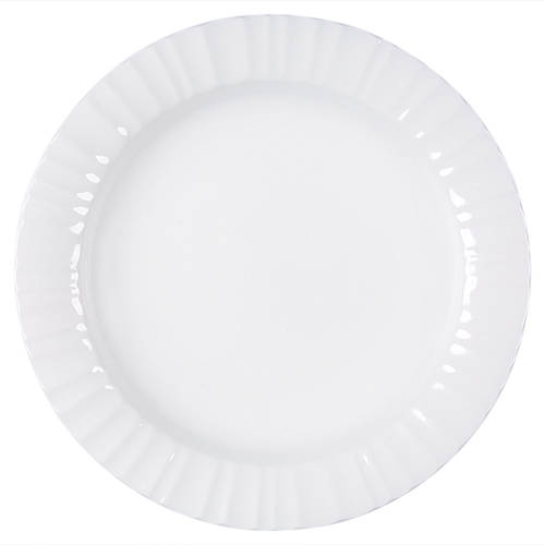 French White Salad Plate