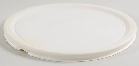 French White Lid for 1.50 Pt Round Covered Casserole