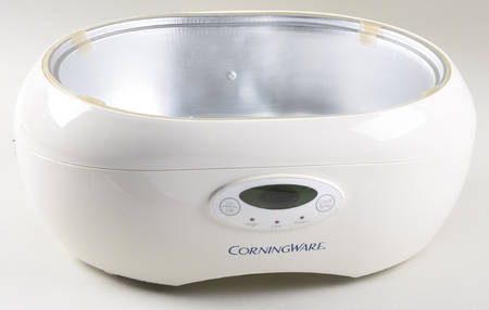 French White 6 Qt Digital Slow Cooker-No Insert