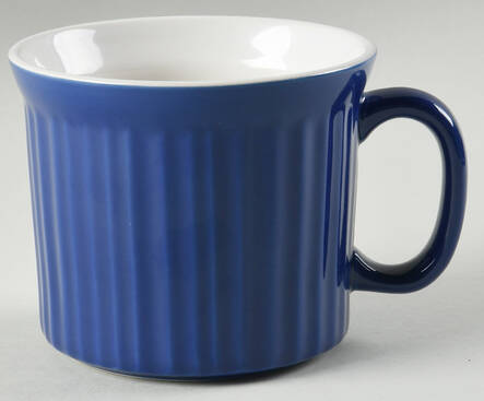 French White Mug No Vented Plastic Lid