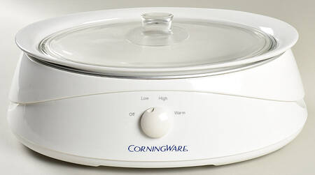 French White 4 Qt Programmable Slow Cooker (4 Part)