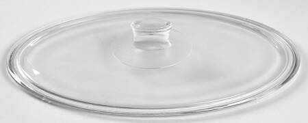 French White Glass Lid for 4 Quart Roaster