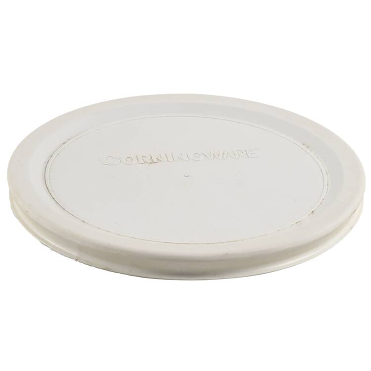 French White Plastic Lid for Individual Casserole