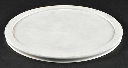 French White Plastic Lid for 2 Qt Casserole