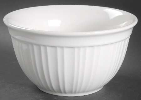 French White 8" Mixing Bowl