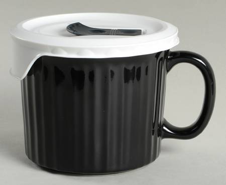 French White Mug & Vented Plastic Lid