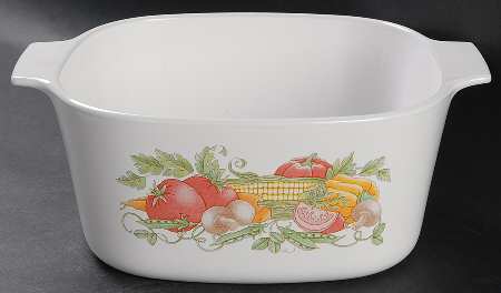 Garden Harvest 3 Quart Square Casserole No Lid