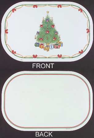 Holiday Magic (Corelle) Reversible Vinyl Placemat