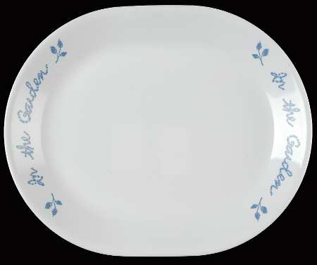 In The Garden (Corelle) 12" Oval Serving Platter