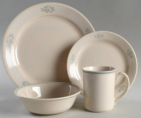 Lace Bouquet (Corelle) 4 Piece Place Setting