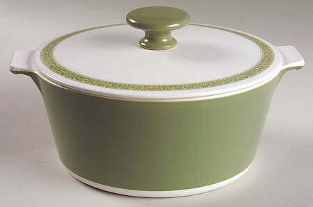 Lynwood Green 1.75 Qt Round Covered Casserole