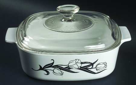 Lyrics Black 2 Quart Square Casserole with Lid