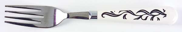Lyrics Black Individual Salad Fork