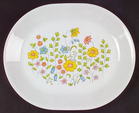 Meadow (Corelle) 12" Oval Serving Platter