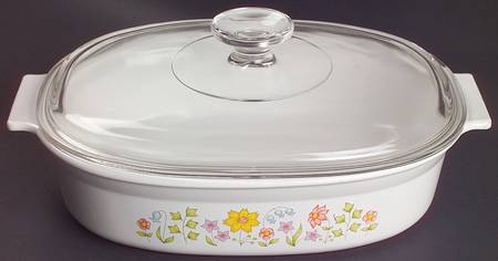 Meadow (Corelle) 1.5 Quart Oval Covered Casserole