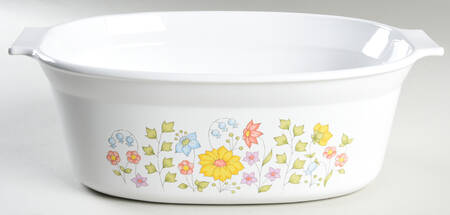 Meadow (Corelle) 2.5 Quart Oval Covered Casserole No Lid